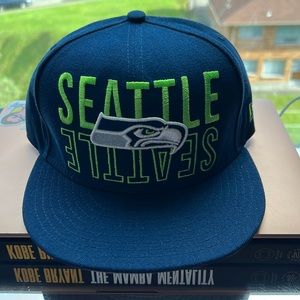 Seattle Seahawks “Seattle” New Era Hat 7 1/4 Excellent Condition